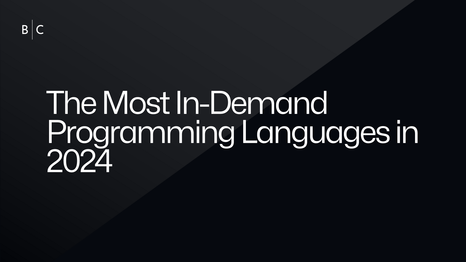 The Most InDemand Programming Languages in 2024 BasedCode